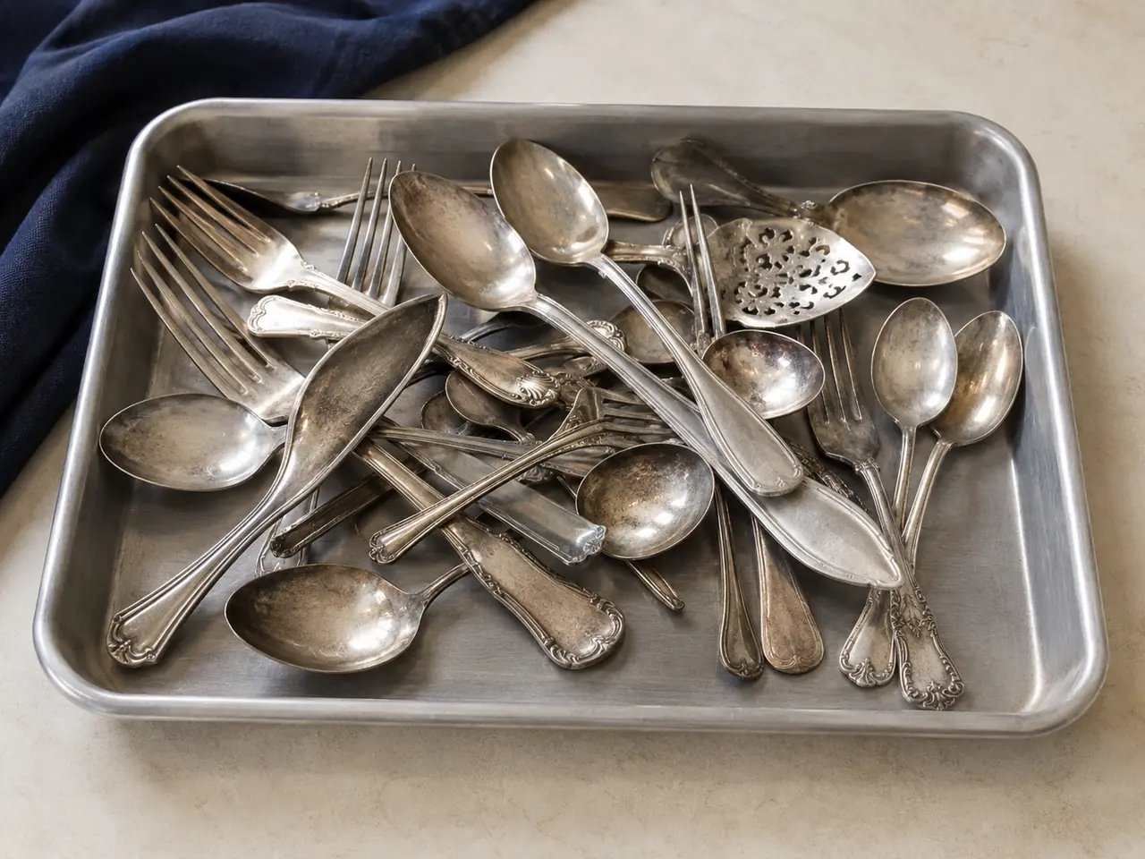 Sterling and Flatware prepared for review